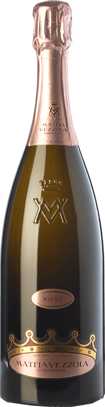 22,95 € Free Shipping | Rosé sparkling Costaripa Mattia Vezzola Rosé Brut D.O.C. Garda Lombardia Italy Pinot Black, Chardonnay Bottle 75 cl