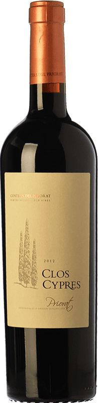 43,95 € Spedizione Gratuita | Vino Rosso Costers del Priorat Clos Cypres Crianza — Invecchiato in Botte D.O.Ca. Priorat Catalogna Spagna Cariñena — Carignano 75 cl