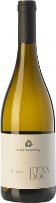 17,95 € Envío gratis | Vino blanco Cottanera Bianco D.O.C. Etna Sicilia Italia Carricante Botella 75 cl