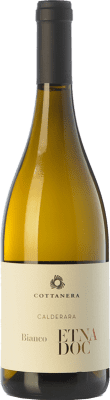 38,95 € Free Shipping | White wine Cottanera Bianco Contrada Calderara D.O.C. Etna Sicily Italy Carricante Bottle 75 cl