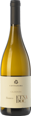 29,95 € Envío gratis | Vino Blanco Cottanera Contrada Calderara D.O.C. Etna Sicilia Italia Carricante 75 cl