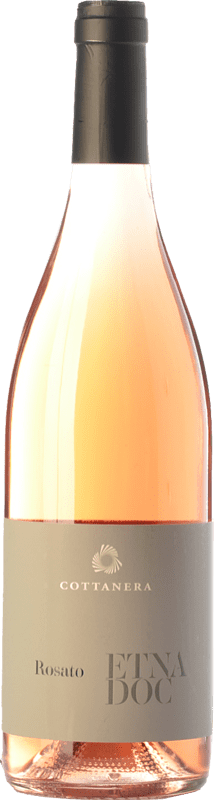16,95 € Envío gratis | Vino Rosado Cottanera D.O.C. Etna Sicilia Italia Nerello Botella 75 cl