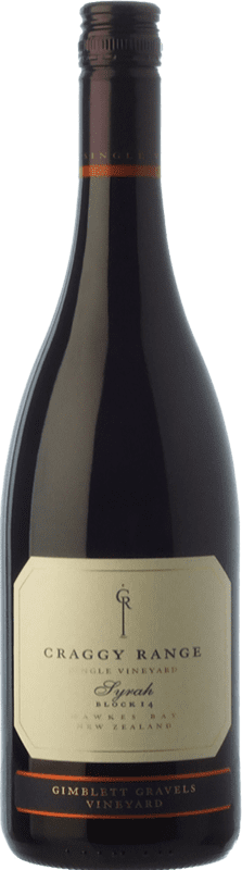 59,95 € Envio grátis | Vinho Tinto Craggy Range Block 14 Crianza I.G. Hawkes Bay Hawke's Bay Nova Zelândia Syrah 75 cl