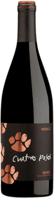 12,95 € 免费送货 | 红酒 Cuatro Pasos 年轻的 D.O. Bierzo 卡斯蒂利亚莱昂 西班牙 Mencía 瓶子 75 cl