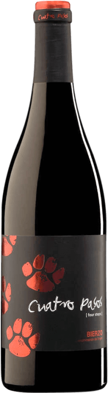 9,95 € 送料無料 | 赤ワイン Martín Códax Cuatro Pasos Black 若い D.O. Bierzo カスティーリャ・イ・レオン スペイン Mencía ボトル 75 cl