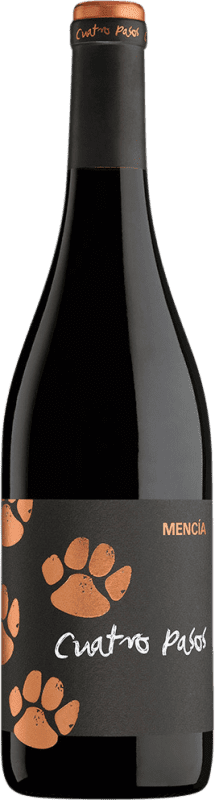 9,95 € 免费送货 | 红葡萄酒 Martín Códax Cuatro Pasos 年轻的 D.O. Bierzo 卡斯蒂利亚莱昂 西班牙 Mencía — 门西亚 75 cl