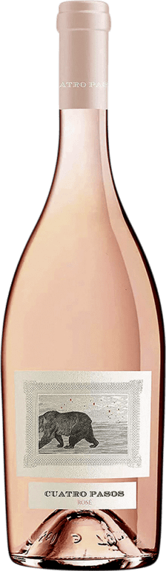 11,95 € Envio grátis | Vinho rosé Martín Códax Cuatro Pasos Jovem D.O. Bierzo Castela e Leão Espanha Mencía Garrafa 75 cl