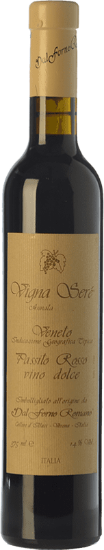 179,95 € Бесплатная доставка | Сладкое вино Forno Romano Passito Rosso Vigna Serè I.G.T. Veneto Венето Италия Corvina, Rondinella, Oseleta, Croatina Половина бутылки 37 cl