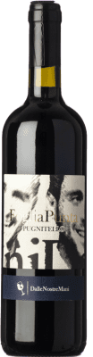 13,95 € Envío gratis | Vino Tinto Dalle Nostre Mani Foglia Punta I.G.T. Toscana Toscana Italia Pugnitello Eco Ecológico Botella 75 cl