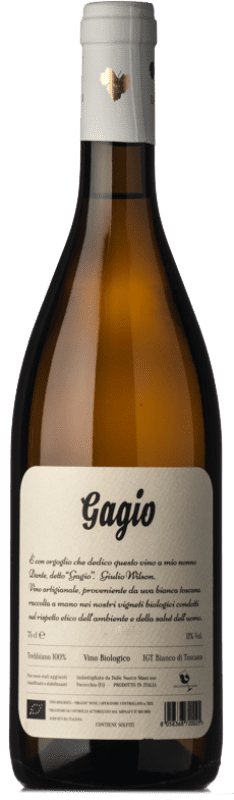 11,95 € Envoi gratuit | Vin blanc Dalle Nostre Mani Gagio I.G.T. Toscana Toscane Italie Trebbiano Biologique Bouteille 75 cl