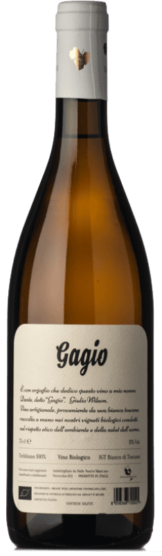 10,95 € Kostenloser Versand | Weißwein Dalle Nostre Mani Gagio I.G.T. Toscana Toskana Italien Trebbiano Flasche 75 cl
