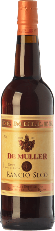 10,95 € 免费送货 | 加强葡萄酒 De Muller Rancio Seco — 干型 D.O.Ca. Priorat 加泰罗尼亚 西班牙 Garnacha — 歌海娜, Cariñena — 佳丽酿 75 cl