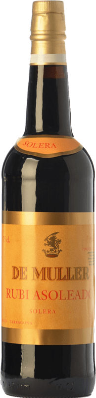 45,95 € Free Shipping | Sweet wine De Muller Ruby Asoleado Solera 1904 D.O.Ca. Priorat Catalonia Spain Grenache, Grenache White, Muscat of Alexandria Bottle 75 cl