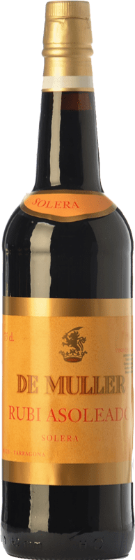 47,95 € Envío gratis | Vino dulce De Muller Ruby Asoleado Solera 1904 D.O.Ca. Priorat Cataluña España Garnacha, Garnacha Blanca, Moscatel de Alejandría Botella 75 cl