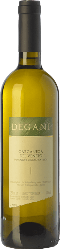 9,95 € Kostenloser Versand | Weißwein Degani I.G.T. Veneto Venetien Italien Garganega Flasche 75 cl