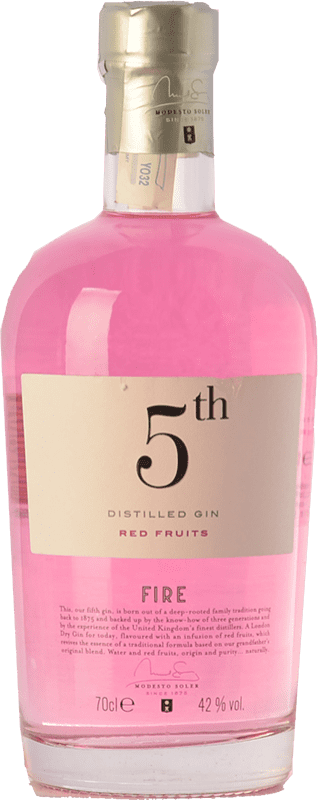 27,95 € Free Shipping | Genever Gin Destil·leries del Maresme 5th Fire Spain 70 cl Red Berries
