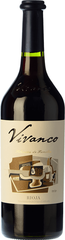 121,95 € 免费送货 | 红酒 Vivanco 预订 D.O.Ca. Rioja 拉里奥哈 西班牙 Tempranillo, Graciano 特别的瓶子 5 L