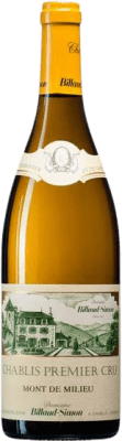 46,95 € Envio grátis | Vinho branco Billaud-Simon Chablis PC Mont de Milieu A.O.C. Bourgogne Borgonha França Chardonnay Garrafa 75 cl