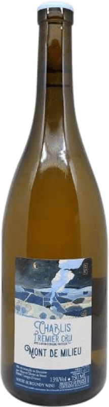 64,95 € Envío gratis | Vino blanco De Moor Mont de Milieu A.O.C. Chablis Premier Cru Borgoña Francia Chardonnay Botella 75 cl