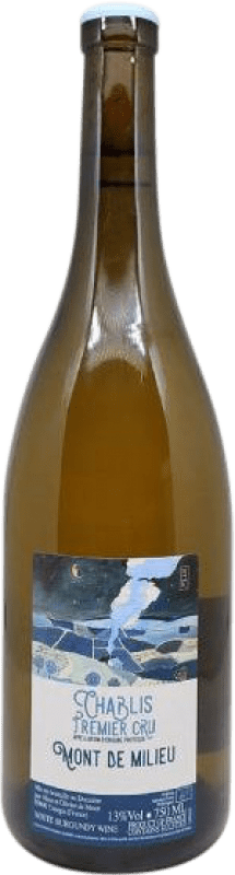 64,95 € Kostenloser Versand | Weißwein De Moor Mont de Milieu A.O.C. Chablis Premier Cru Burgund Frankreich Chardonnay Flasche 75 cl