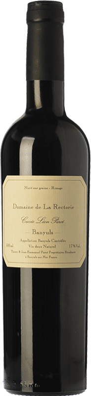 19,95 € Free Shipping | Sweet wine La Rectorie Cuvée Léon Parcé A.O.C. Banyuls Languedoc-Roussillon France Grenache, Carignan Medium Bottle 50 cl