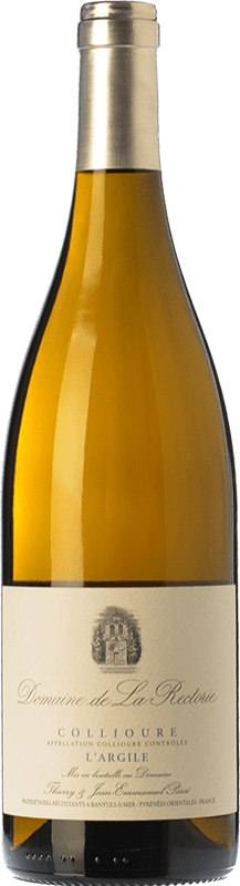 32,95 € Free Shipping | White wine Domaine de la Rectorie L'Argile Crianza A.O.C. Collioure Languedoc-Roussillon France Grenache White, Grenache Grey Bottle 75 cl