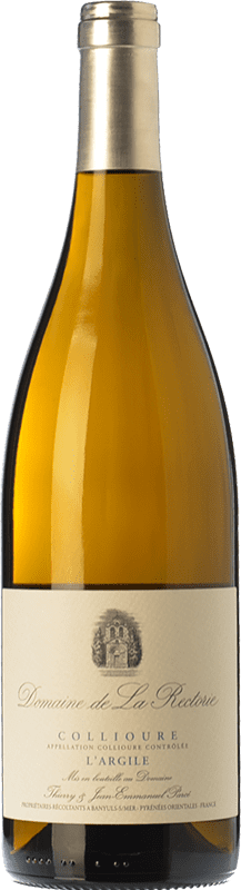 26,95 € Spedizione Gratuita | Vino bianco Domaine de La Rectorie L'Argile Crianza A.O.C. Collioure Linguadoca-Rossiglione Francia Grenache Bianca, Grenache Grigia Bottiglia 75 cl