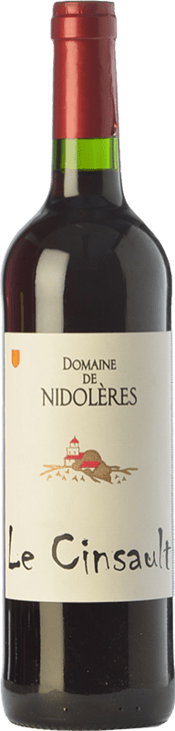 13,95 € Free Shipping | Red wine Domaine de Nidolères Young I.G.P. Vin de Pays Roussillon Roussillon France Cinsault Bottle 75 cl