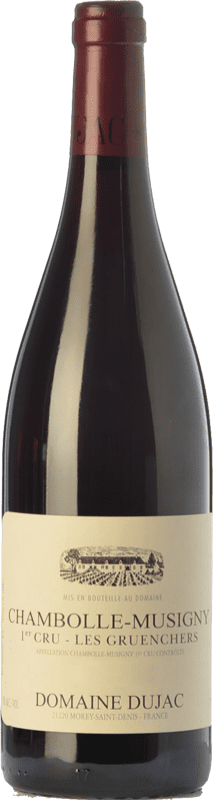 143,95 € Free Shipping | Red wine Domaine Dujac 1Cru Les Gruenchers Crianza A.O.C. Chambolle-Musigny Burgundy France Pinot Black Bottle 75 cl