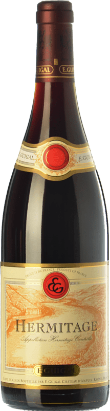 56,95 € Kostenloser Versand | Rotwein Domaine E. Guigal Alterung A.O.C. Hermitage Rhône Frankreich Syrah Flasche 75 cl