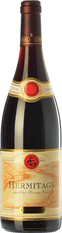 82,95 € Spedizione Gratuita | Vino rosso E. Guigal Crianza A.O.C. Hermitage Rhône Francia Syrah Bottiglia 75 cl