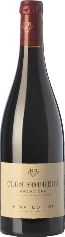 164,95 € Free Shipping | Red wine Henri Boillot Grand Cru Aged A.O.C. Clos de Vougeot Burgundy France Pinot Black Bottle 75 cl