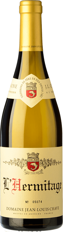 227,95 € Free Shipping | White wine Jean-Louis Chave Blanc Aged A.O.C. Hermitage Rhône France Roussanne, Marsanne Bottle 75 cl