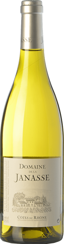 14,95 € Envío gratis | Vino Blanco Domaine La Janasse A.O.C. Côtes du Rhône Rhône Francia Garnacha, Roussanne, Viognier, Bourboulenc, Clairette Botella 75 cl