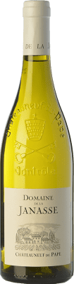 83,95 € Envio grátis | Vinho branco Domaine La Janasse Blanc Crianza A.O.C. Châteauneuf-du-Pape Rhône França Grenache Branca, Roussanne, Clairette Blanche Garrafa 75 cl