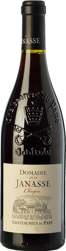 89,95 € Free Shipping | Red Wine Domaine La Janasse Chaupin Crianza — Aged A.O.C. Châteauneuf-du-Pape Rhône France Garnacha — Grenache Bottle 75 cl
