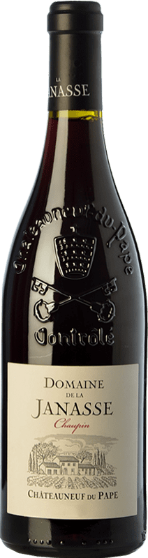 99,95 € Spedizione Gratuita | Vino rosso La Janasse Chaupin Crianza A.O.C. Châteauneuf-du-Pape Rhône Francia Grenache Bottiglia 75 cl