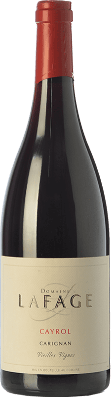 12,95 € Free Shipping | Red wine Lafage Cayrol Young I.G.P. Vin de Pays Côtes Catalanes Languedoc-Roussillon France Carignan Bottle 75 cl