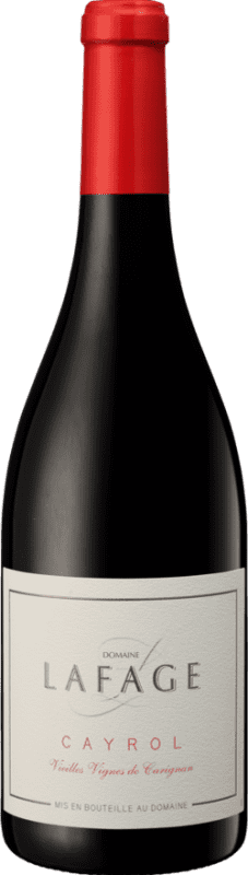 17,95 € Free Shipping | Red Wine Domaine Lafage Cayrol Young I.G.P. Vin de Pays Côtes Catalanes Languedoc-Roussillon France Cariñena — Carignan Bottle 75 cl