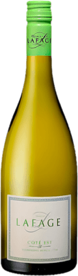 10,95 € Envío gratis | Vino Blanco Domaine Lafage Côté Est Crianza I.G.P. Vin de Pays Côtes Catalanes Languedoc-Roussillon Francia Garnacha, Chardonnay 75 cl