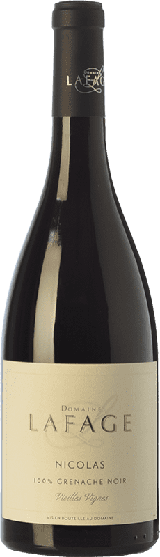 14,95 € Бесплатная доставка | Красное вино Domaine Lafage Nicolas молодое I.G.P. Vin de Pays Côtes Catalanes Лангедок-Руссильон Франция Garnacha — Гренаш 75 cl