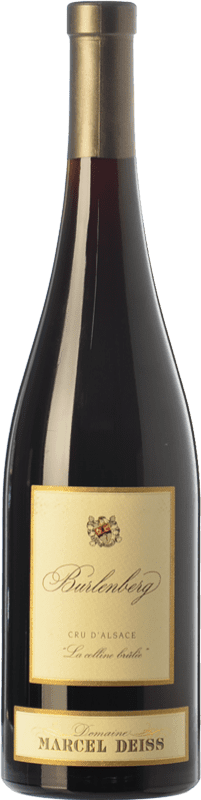 71,95 € Бесплатная доставка | Красное вино Marcel Deiss Burlenberg La Colline Brûlée Молодой A.O.C. Alsace Эльзас Франция Pinot Black, Bastardo Органический бутылка 75 cl