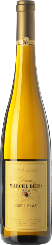 17,95 € Envio grátis | Vinho branco Marcel Deiss A.O.C. Alsace Alsácia França Pinot Branco Garrafa 75 cl