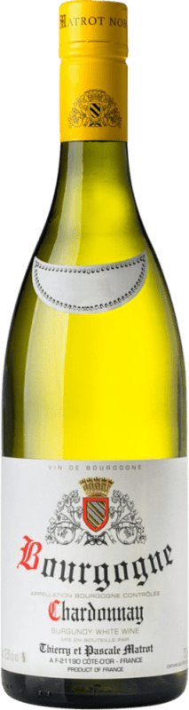 39,95 € Envío gratis | Vino blanco Matrot A.O.C. Bourgogne Borgoña Francia Chardonnay Botella 75 cl