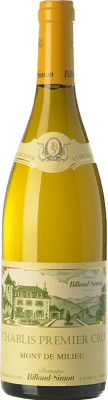 62,95 € Envío gratis | Vino blanco Samuel Billaud Mont de Milieu A.O.C. Chablis Borgoña Francia Chardonnay Botella 75 cl