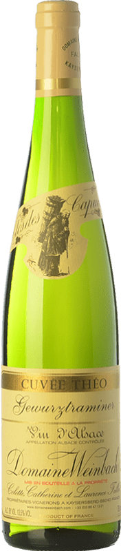 48,95 € Spedizione Gratuita | Vino bianco Weinbach Cuvée Théo Crianza A.O.C. Alsace Alsazia Francia Gewürztraminer Bottiglia 75 cl