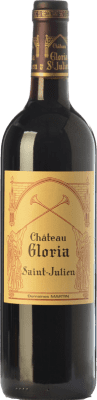 101,95 € Бесплатная доставка | Красное вино Henri Martin Château Gloria старения A.O.C. Saint-Julien Бордо Франция Merlot, Cabernet Sauvignon, Cabernet Franc, Petit Verdot бутылка 75 cl