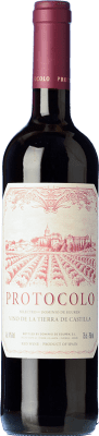 5,95 € Free Shipping | Red wine Dominio de Eguren Protocolo Joven I.G.P. Vino de la Tierra de Castilla Castilla la Mancha Spain Tempranillo Bottle 75 cl