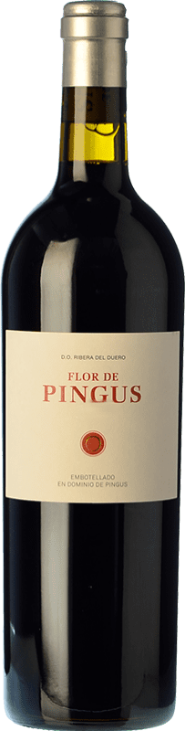 377,95 € Бесплатная доставка | Красное вино Dominio de Pingus Flor de Pingus Crianza — Крианса D.O. Ribera del Duero Кастилия-Леон Испания Tempranillo — Темпранильо Бутылка Магнум 1,5 L