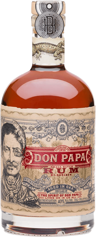 35,95 € Free Shipping | Rum Don Papa Rum Small Batch Extra Añejo Philippines 7 Years Bottle 70 cl